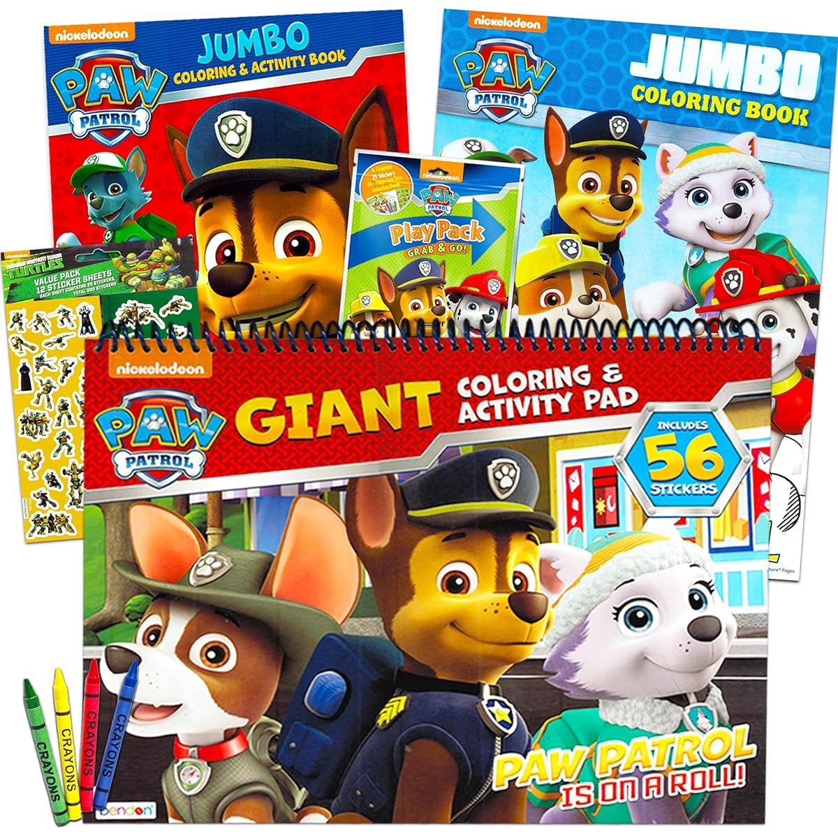 Paw Patrol Colouring and Activity Book Set