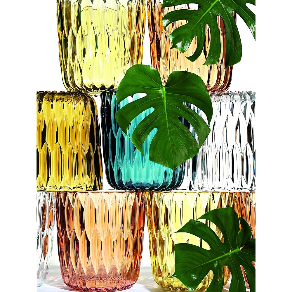 Kartell Flower Base Yellow φ23.5/H25cm Jelly Base SFAC-K1227-E1 [Authentic product from domestic exclusive agent]