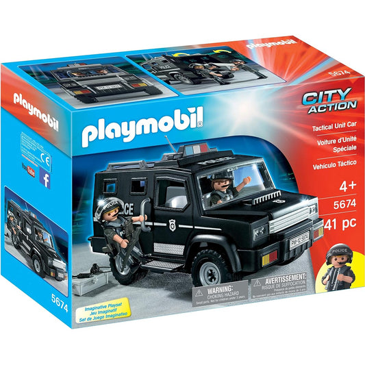 PLAYMOBIL Tactical Unit Car Playset