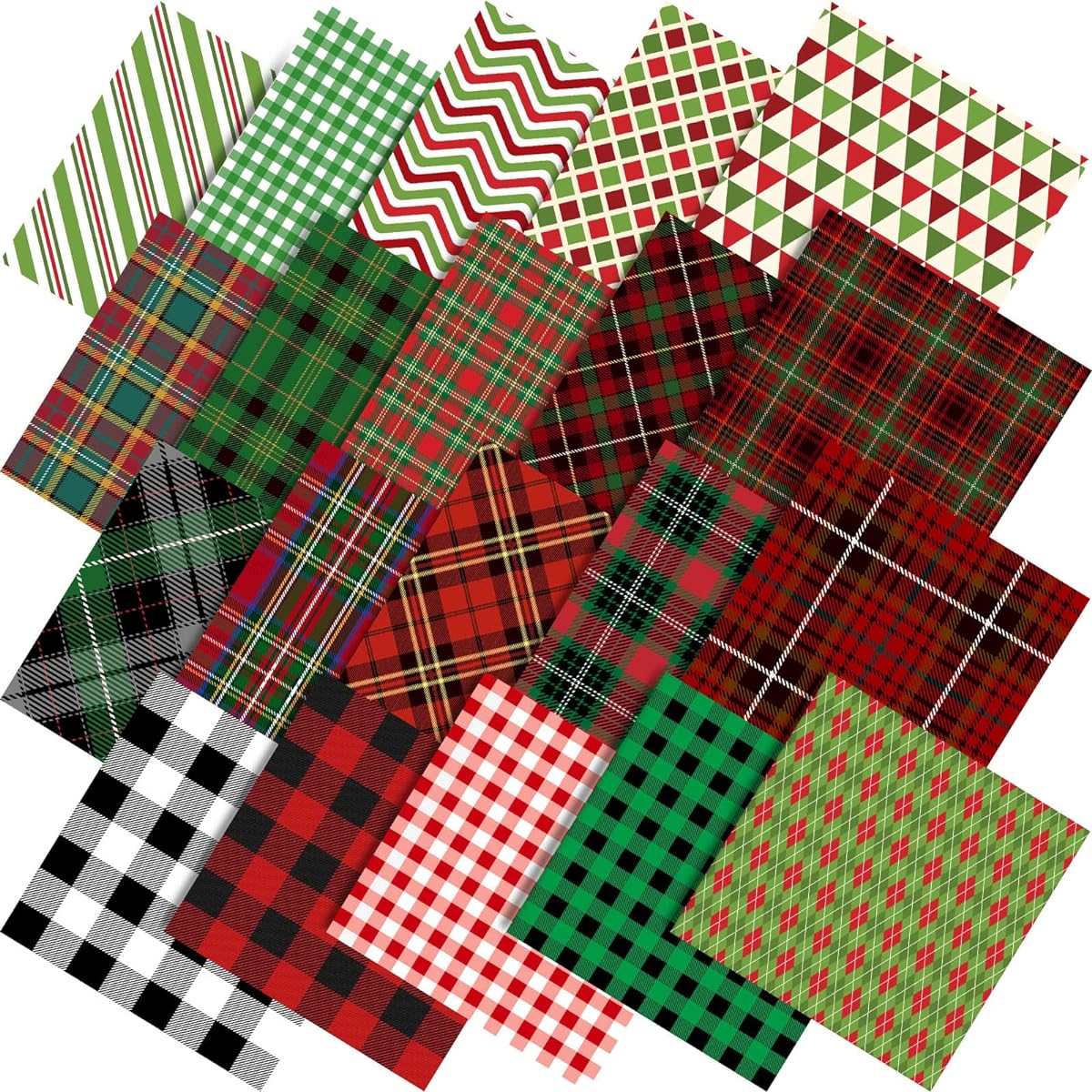 40 Sheets Christmas Scrapbook Paper Double Sided Scrapbook Specialty Paper 12 x 12 Inch Christmas Scrapbook Paper Decorative Craft Paper for Card Making Scrapbooking