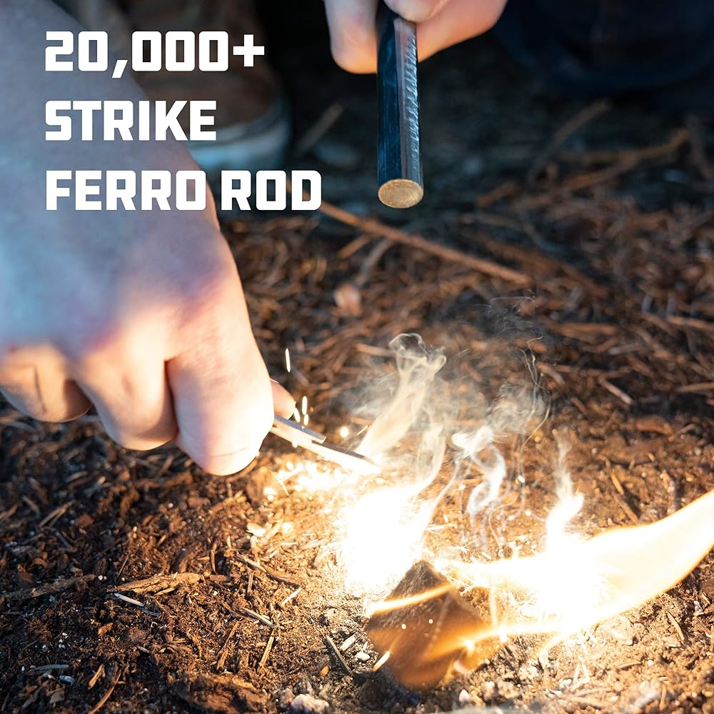 Uco Outdoor Survival Metal Match Titan Fire Striker [Genuine Japanese Product] 27022