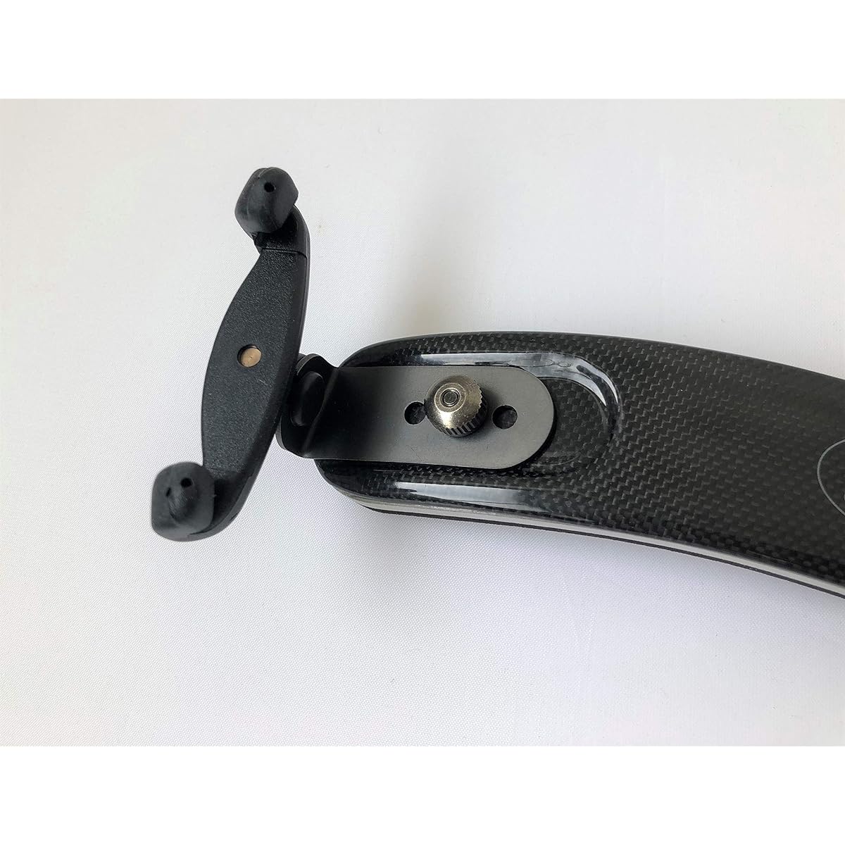 Pedi Violin Shoulder Rest Elegante, Lightweight, Carbon and Titanium, Black