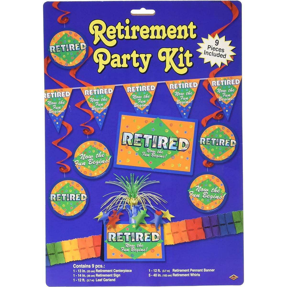 Beistle 9-pack Retirement Party Kit
