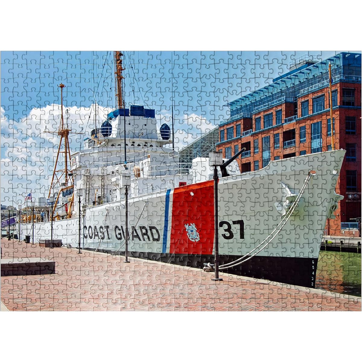 Taney WHEC-37 Coast Guard Ships from the Maritime Museum of Baltimore, Maryland - Premium 500 Piece Jigsaw Puzzle for Adults
