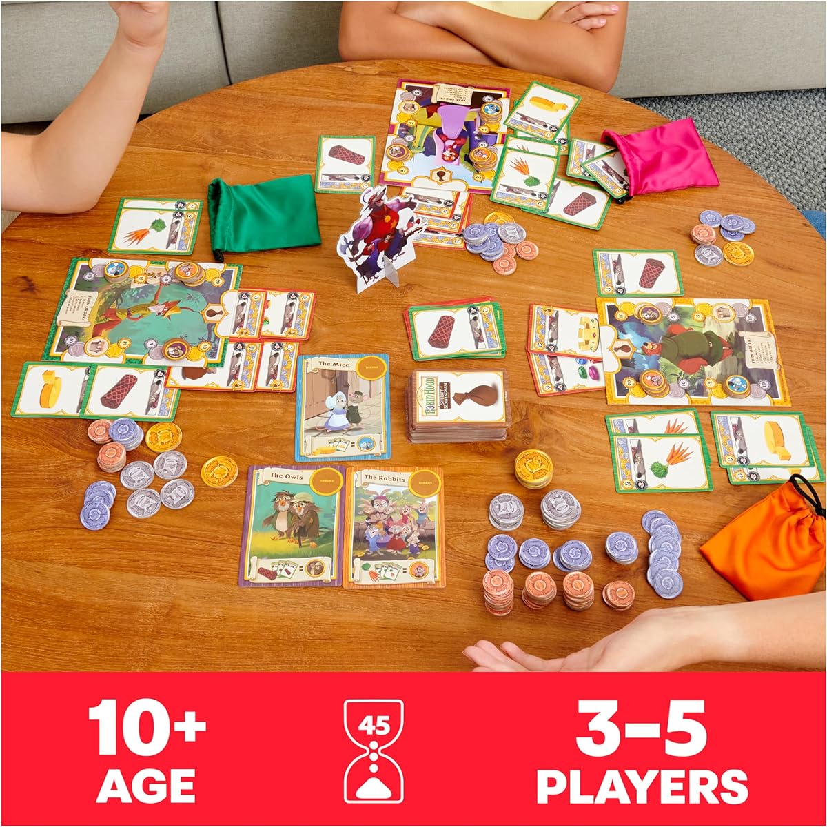 SPIN MASTER GAMES Disney Robin Hood Sheriff of Nottingham Game Family Board Game Disney Gifts Family Night Board Game for Adults & Kids Ages 10+