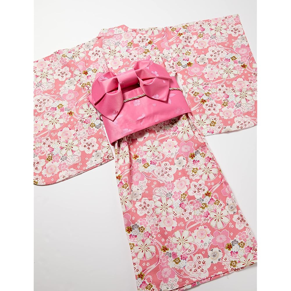[Misia Luxury] Children's One Piece Yukata, Girls, Kimono, Summer, Traditional, Japanese Style, Costume, Cosplay, Photography Props, Girls