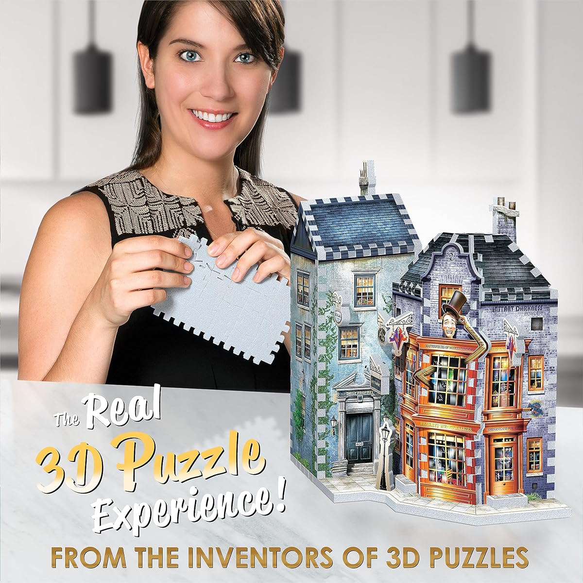 Weasley's Wizarding Wheezes + Daily Prophet - Harry Potter. Puzzle 285 pieces: 3D PUZZLE