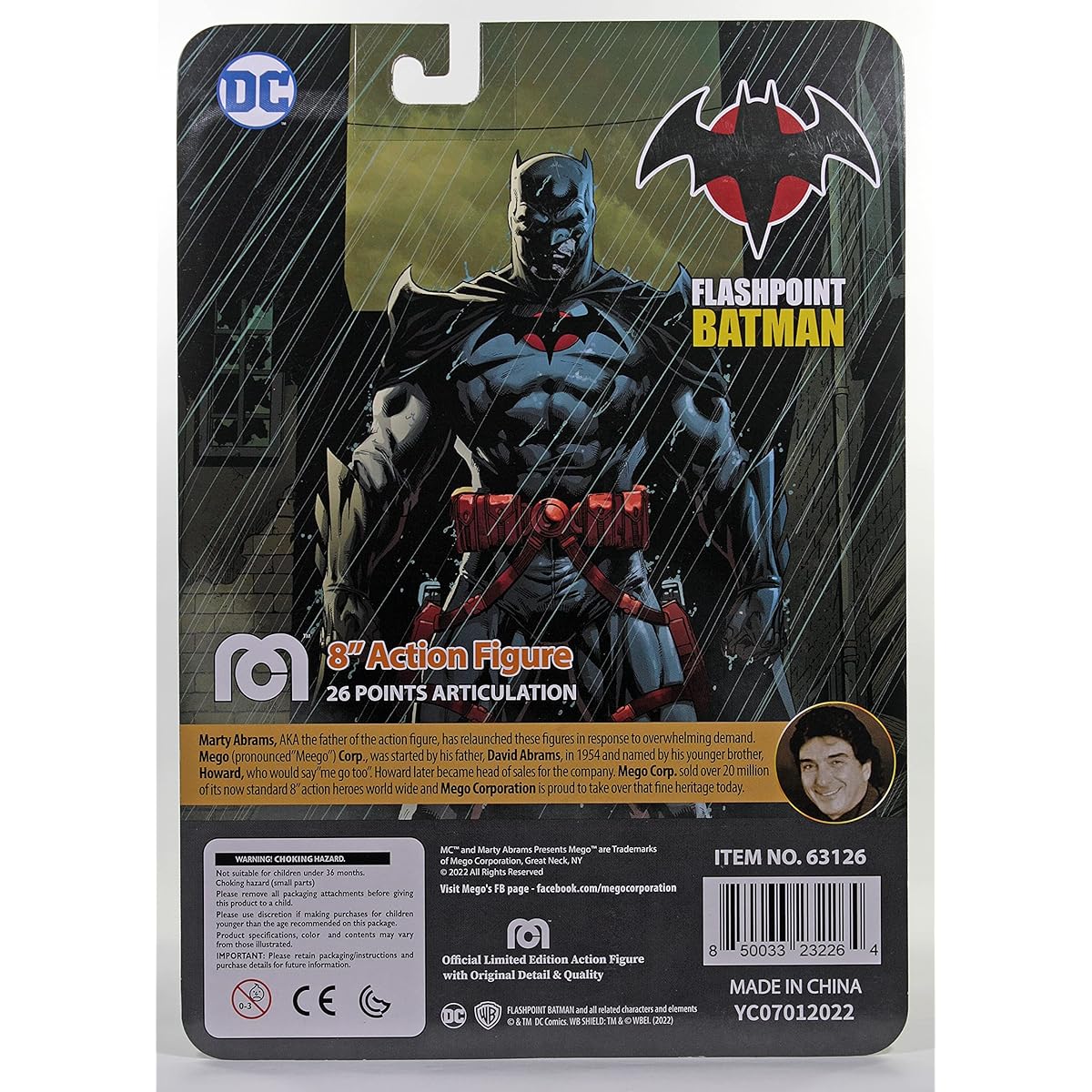 MEGO DC Heroes Flashpoint Batman PX 8 inch AF
