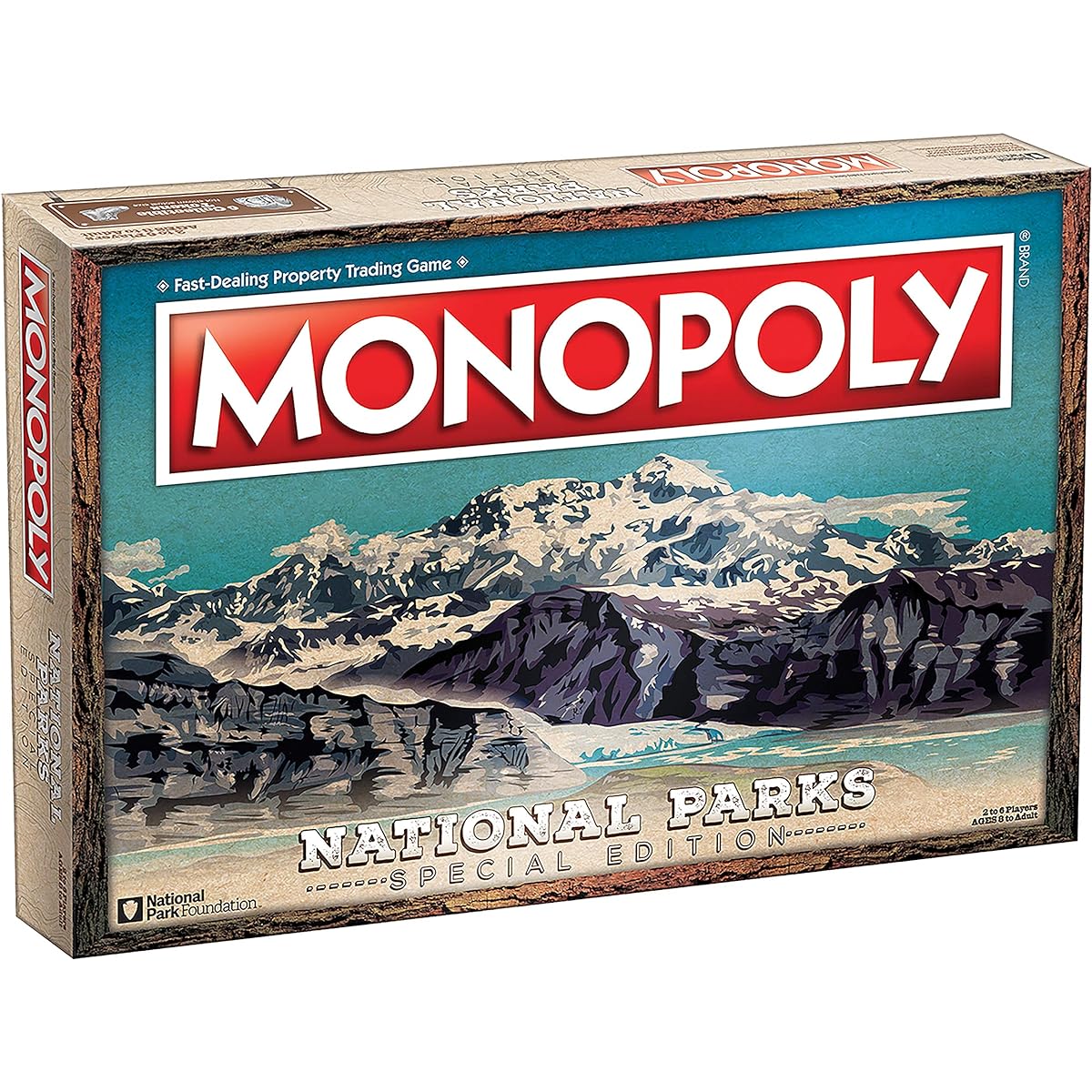 Monopoly National Parks 2020 Edition | Featuring over 60 National Parks across the USA | Iconic locations like Yellowstone, Yosemite, and the Grand Canyon | Licensed Monopoly Game