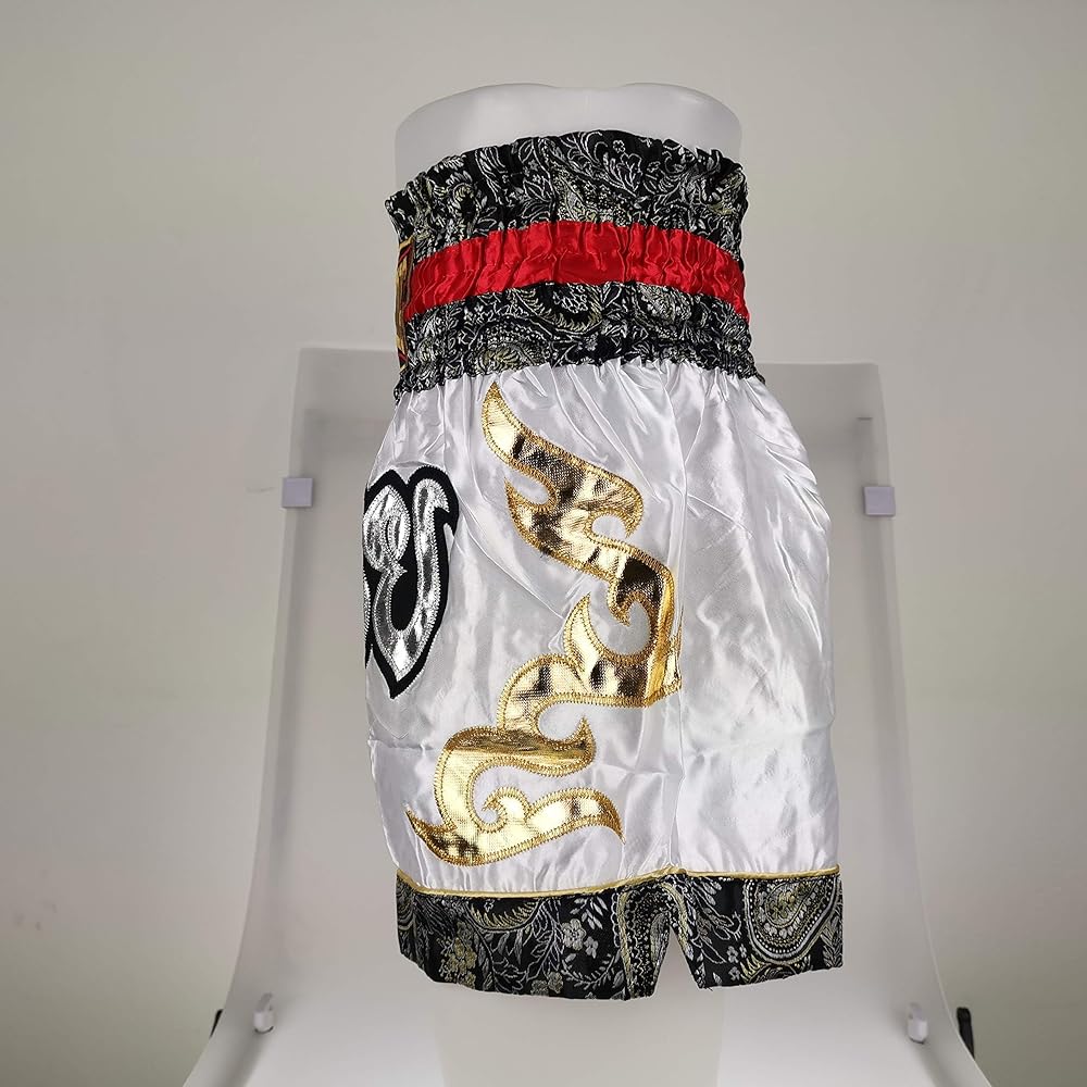[Nallyda] Muay Thai Pants, Kickboxing Kick Pants, Thai Boxing Training Pants, Unisex