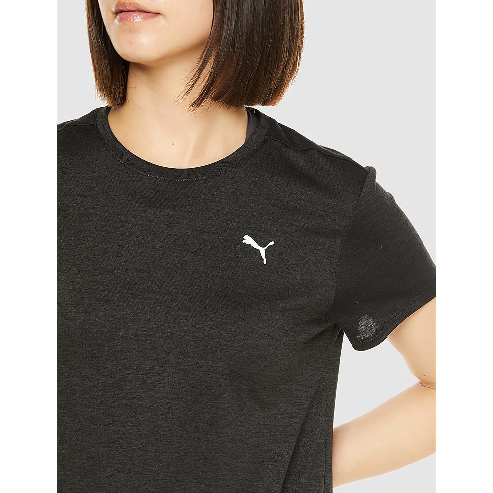 [PUMA] Gym Exercise Sports Training RUN FAVORITE HEATHER SS T-Shirt Women's 523693