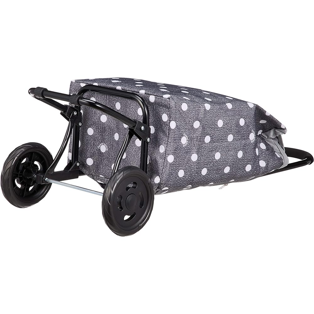 CHARMISS Shopping Cart Dot Gray 15-5008 Charcoal Gray