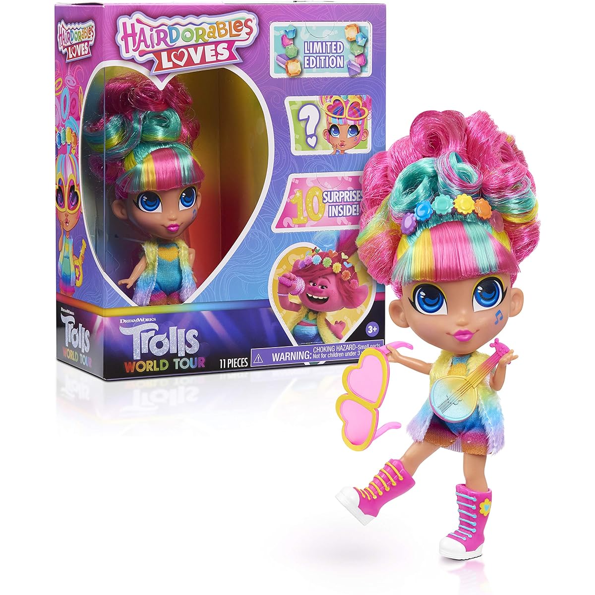 Hairdorables Loves Trolls World Tour