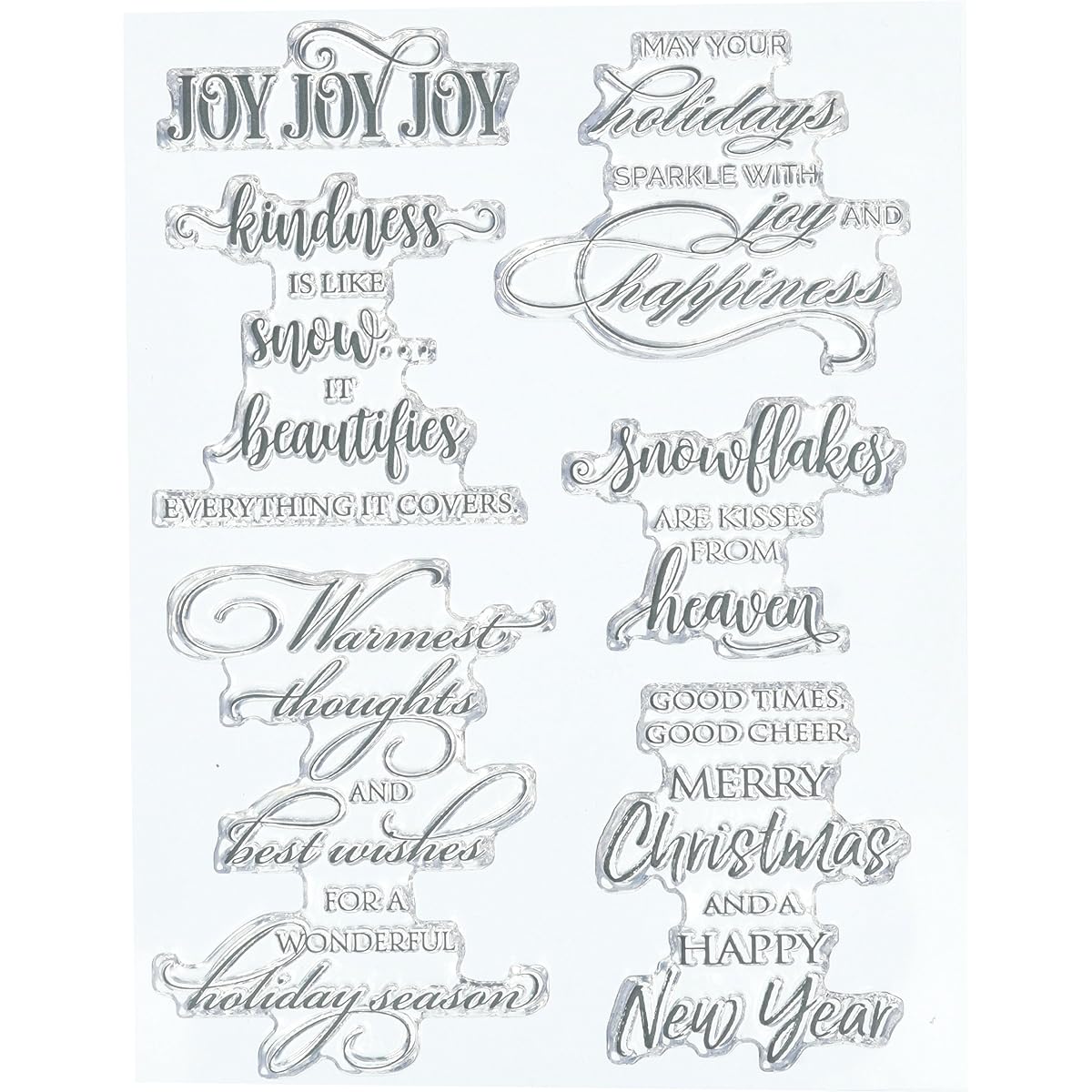Penny Black Series Clear Stamp Set 30-434 Joyful Wishes