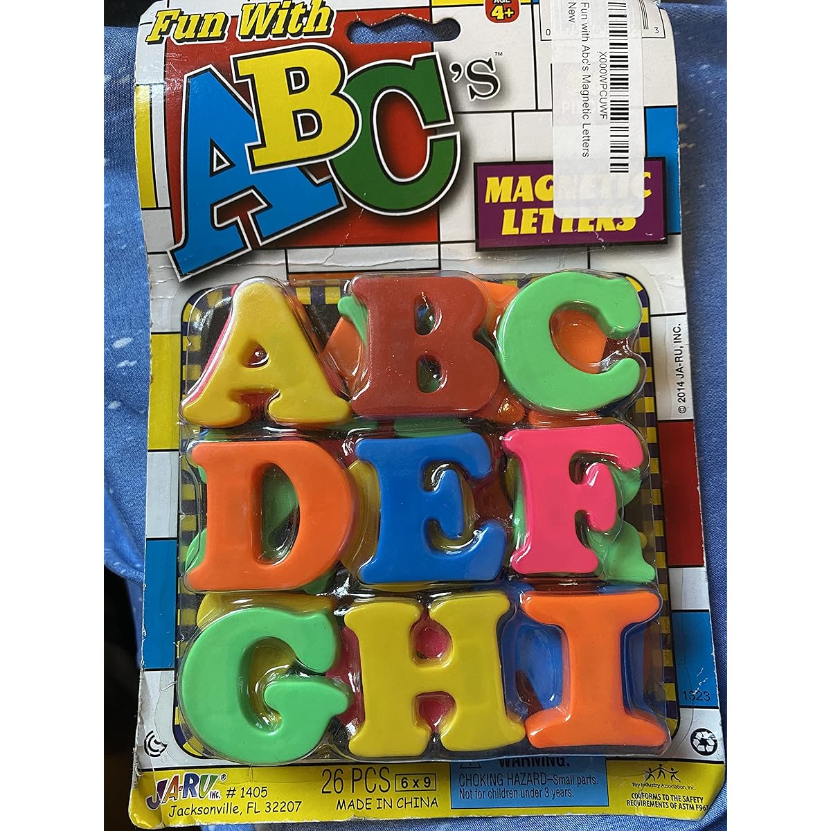 Fun with Abc's Magnetic Letters