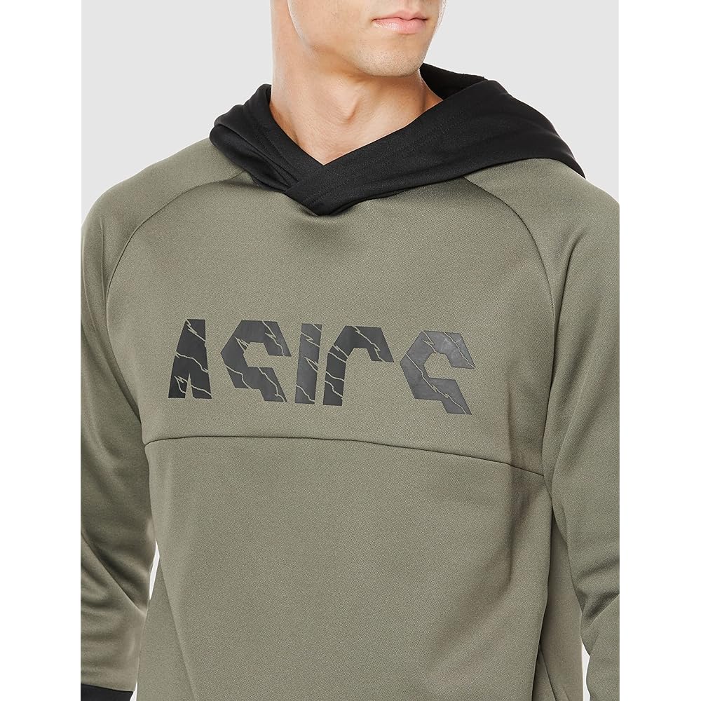 [ASICS] Training Wear CROPPED Heat Fleece Pullover Hoodie 2031D044 Men's