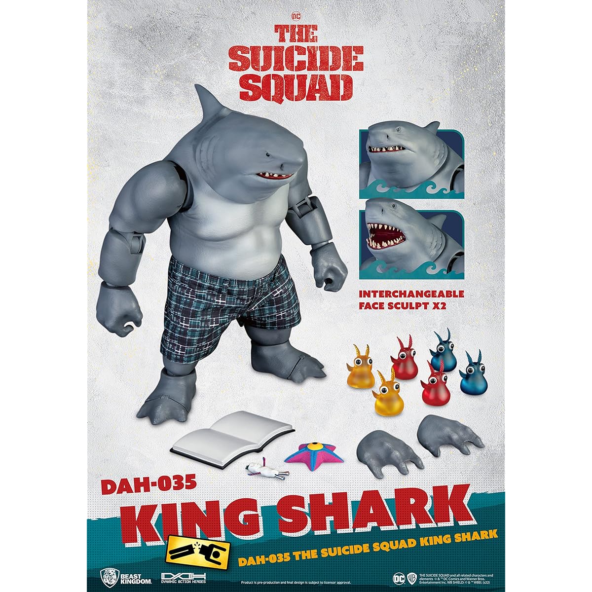 The Suicide Squad King Shark DAH-035 Dynamic 8action Action Figure