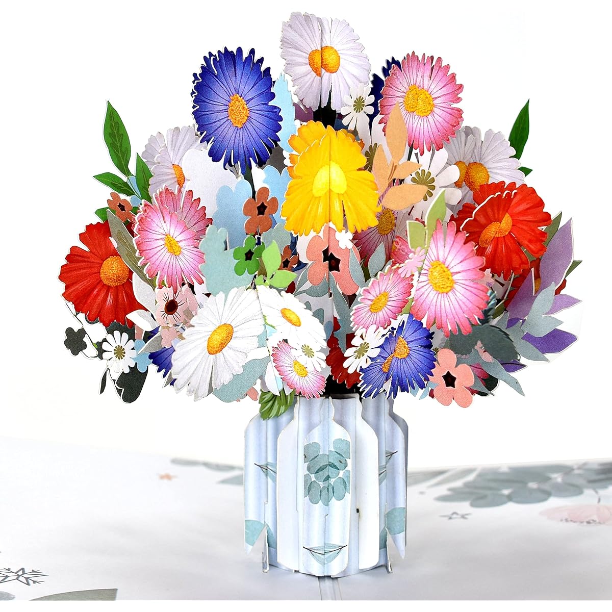 Daisy Vase Pop Up Birthday Card Mother's Day Anniversary Card Thinking Card Summer Card