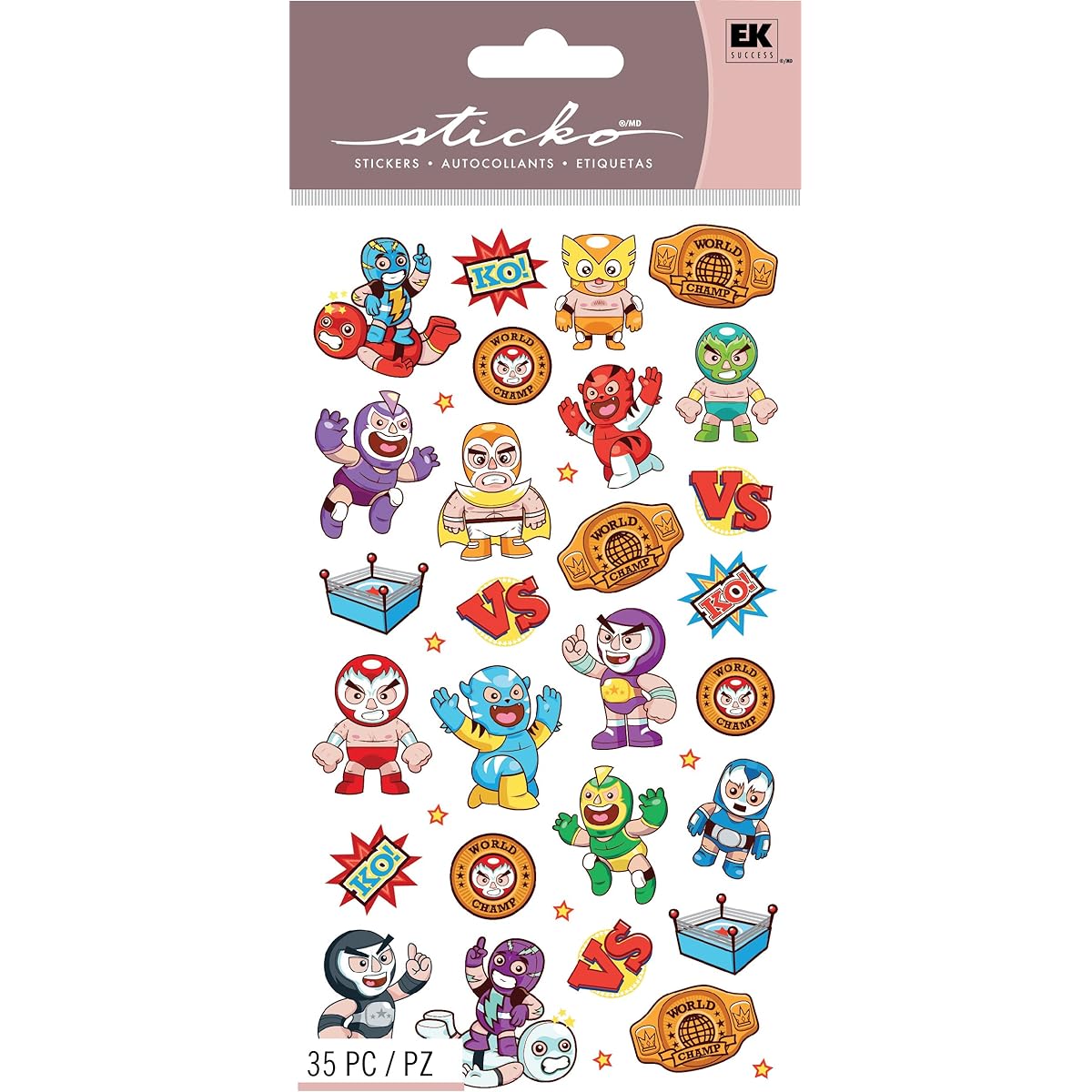 Sticko Classic Sticker Wrestling Friends