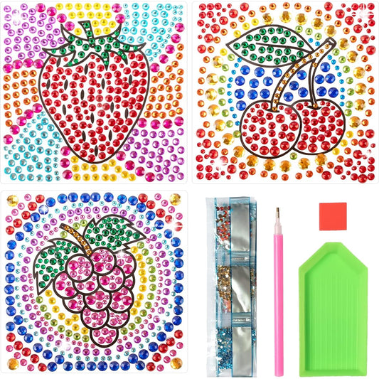 antor Window Art Crafts for Girls Ages 8-12, 3 Sheets Gem Stickers DIY Window Gem Art Kit Kids Boys DIY Art Birthday Gifts, Best Christmas Birthday Gifts for Teens Ages 6-12