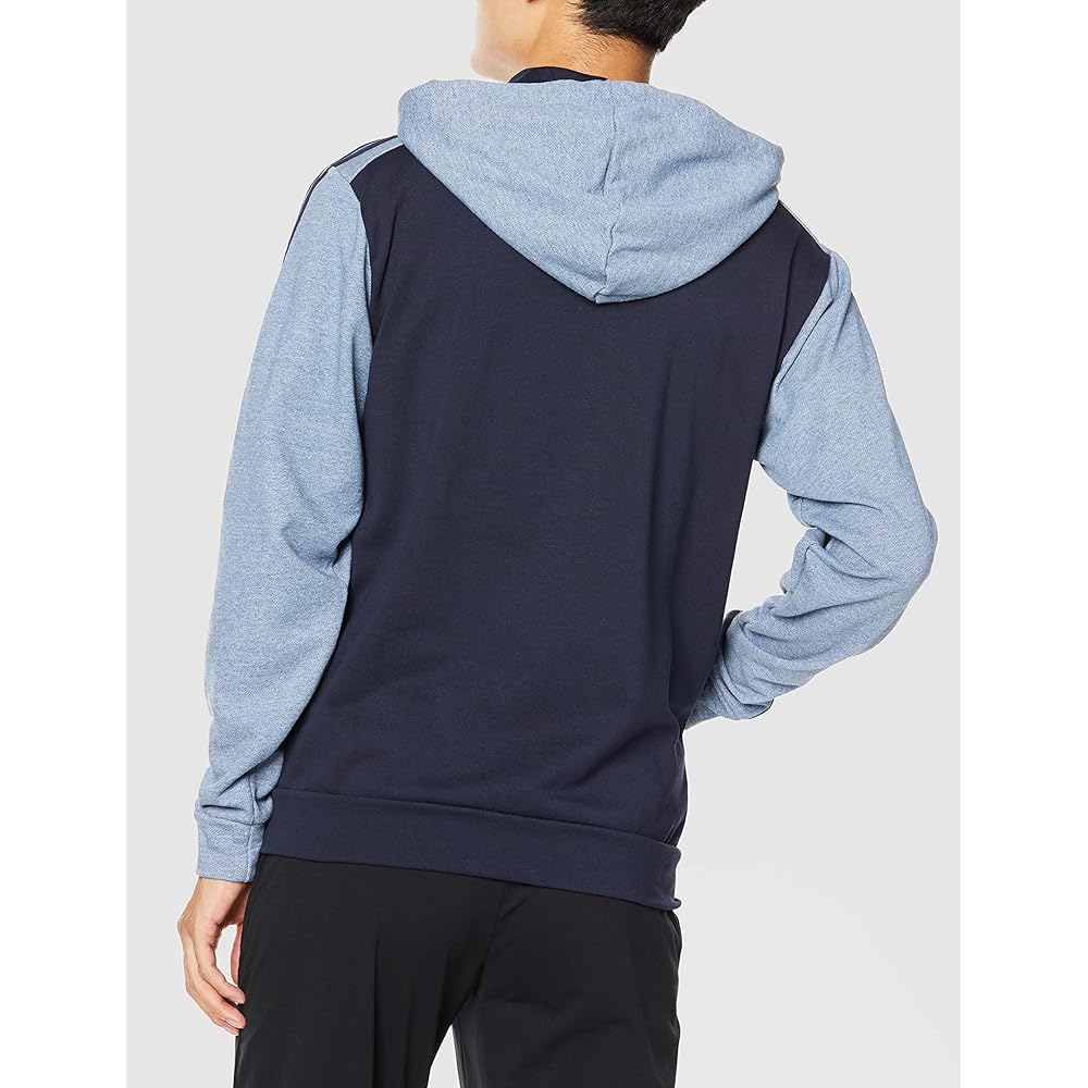 Adidas ZJ806 Men's Sweat Hoodie Essentials Melange French Terry Full Zip Parka