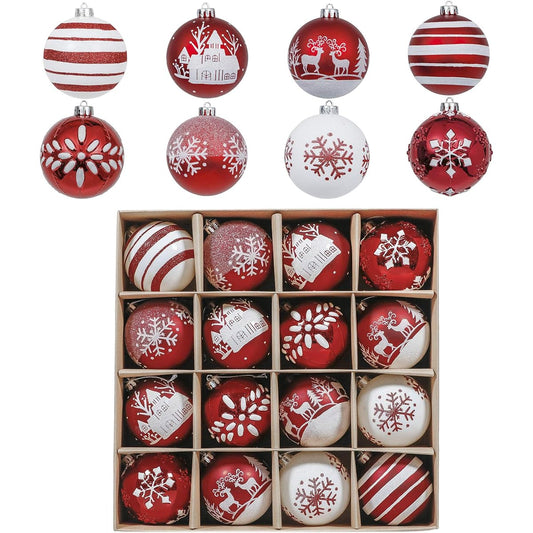Valery Madelyn Christmas Balls 8cm 16pcs Green