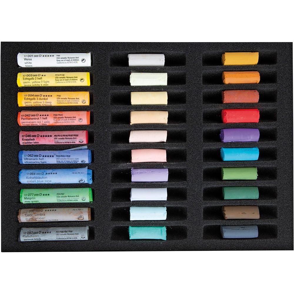 schmincke pastel cardboard set 10 pieces 20 pieces half half pastel pencil pastel pencil 77 764 097