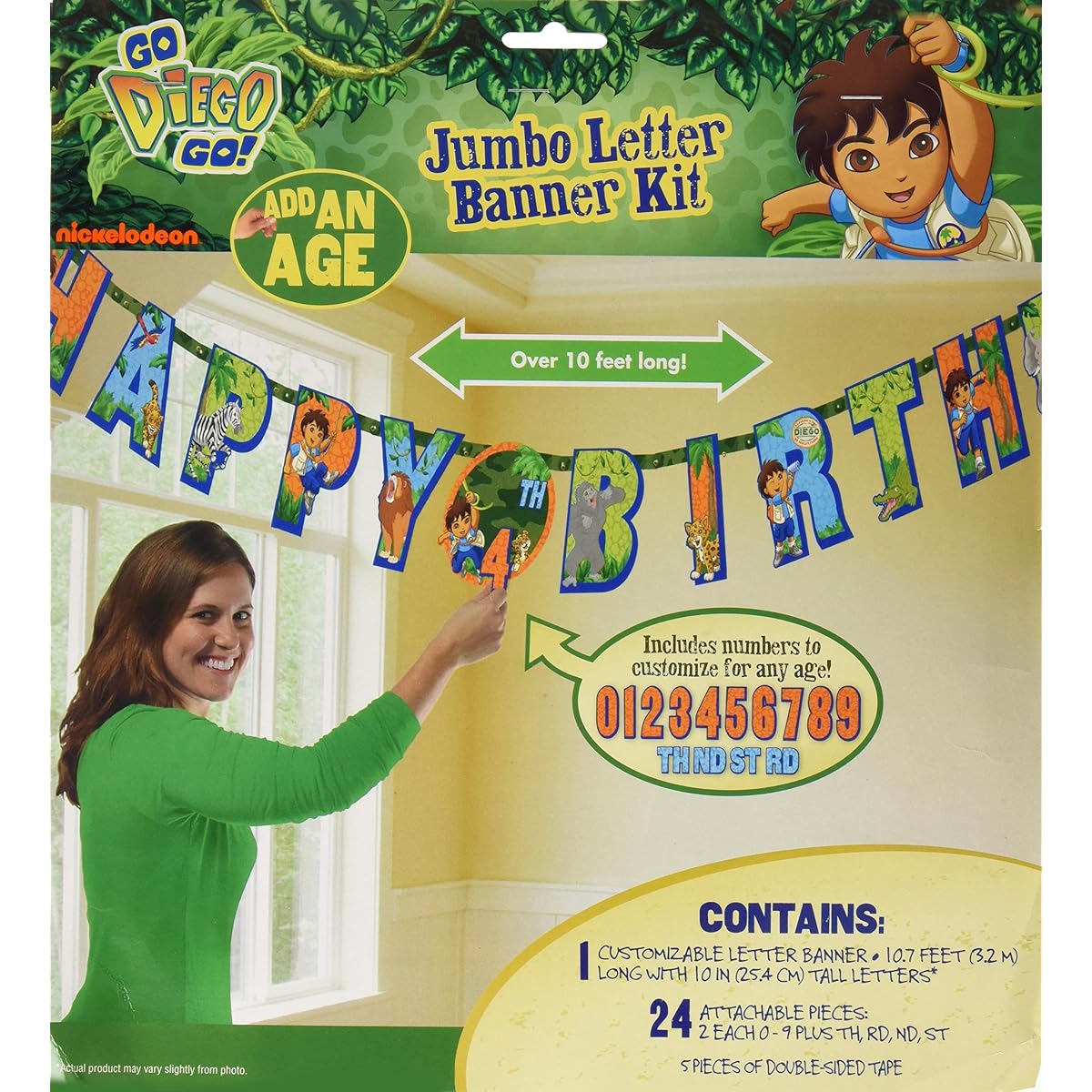 Diego's Biggest Rescue Jumbo Letter Banner (Each)
