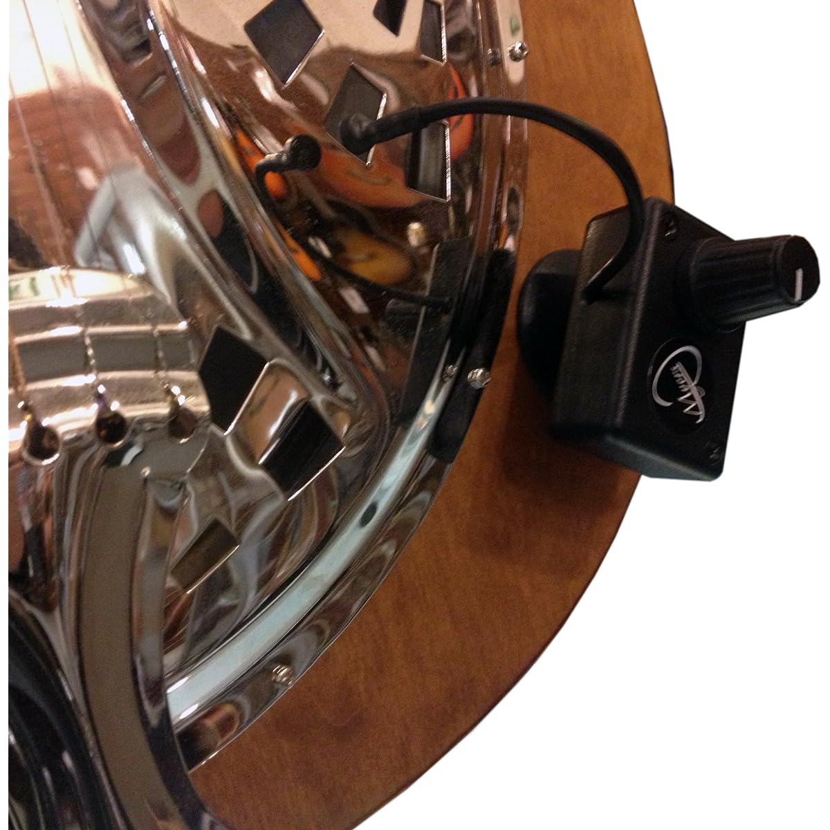 RESONATOR GUITAR PICKUP with FLEXIBLE MICRO-GOOSE NECK by Myers Pickup ~ See it in ACTION! Copy and paste: myerspickups.com Acoustic Guitar Acoustic Guitar (Parallel Import)