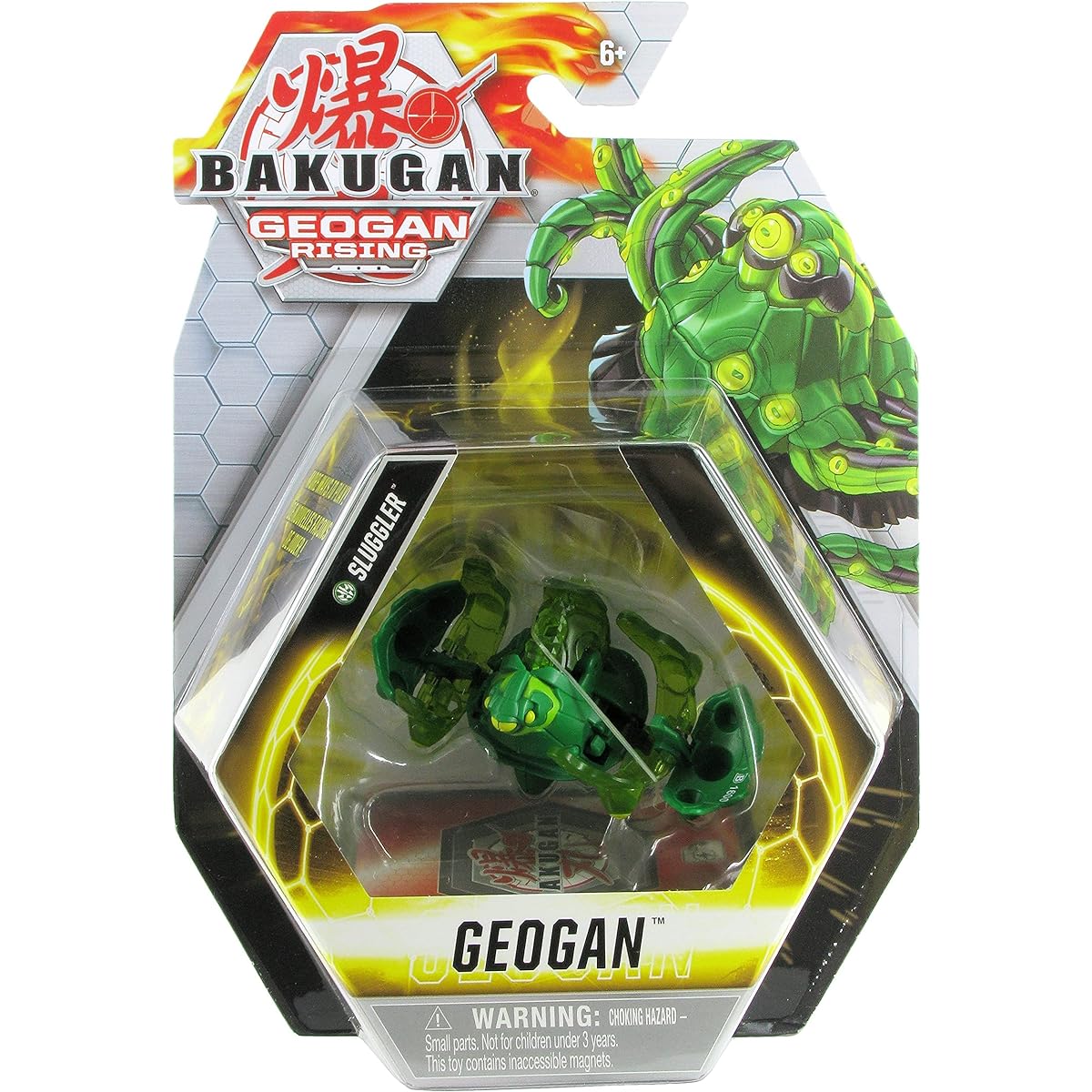 Bakugan Geogan Rising 2021 Ventus Sluggler Geogan Collection Action Figures and Trading Cards