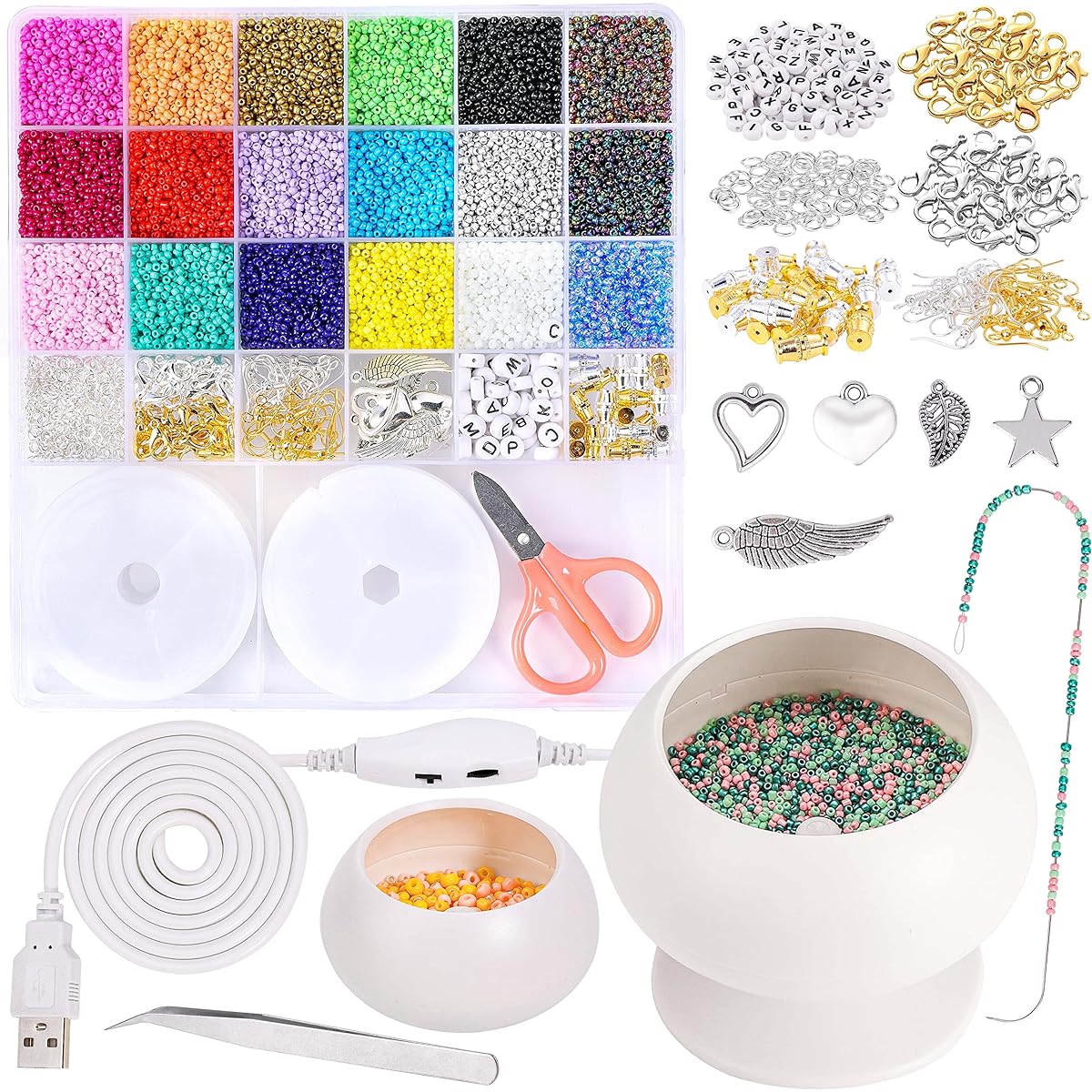 PP OPOUNT 18385 Piece Electric Bead Spinner Kit