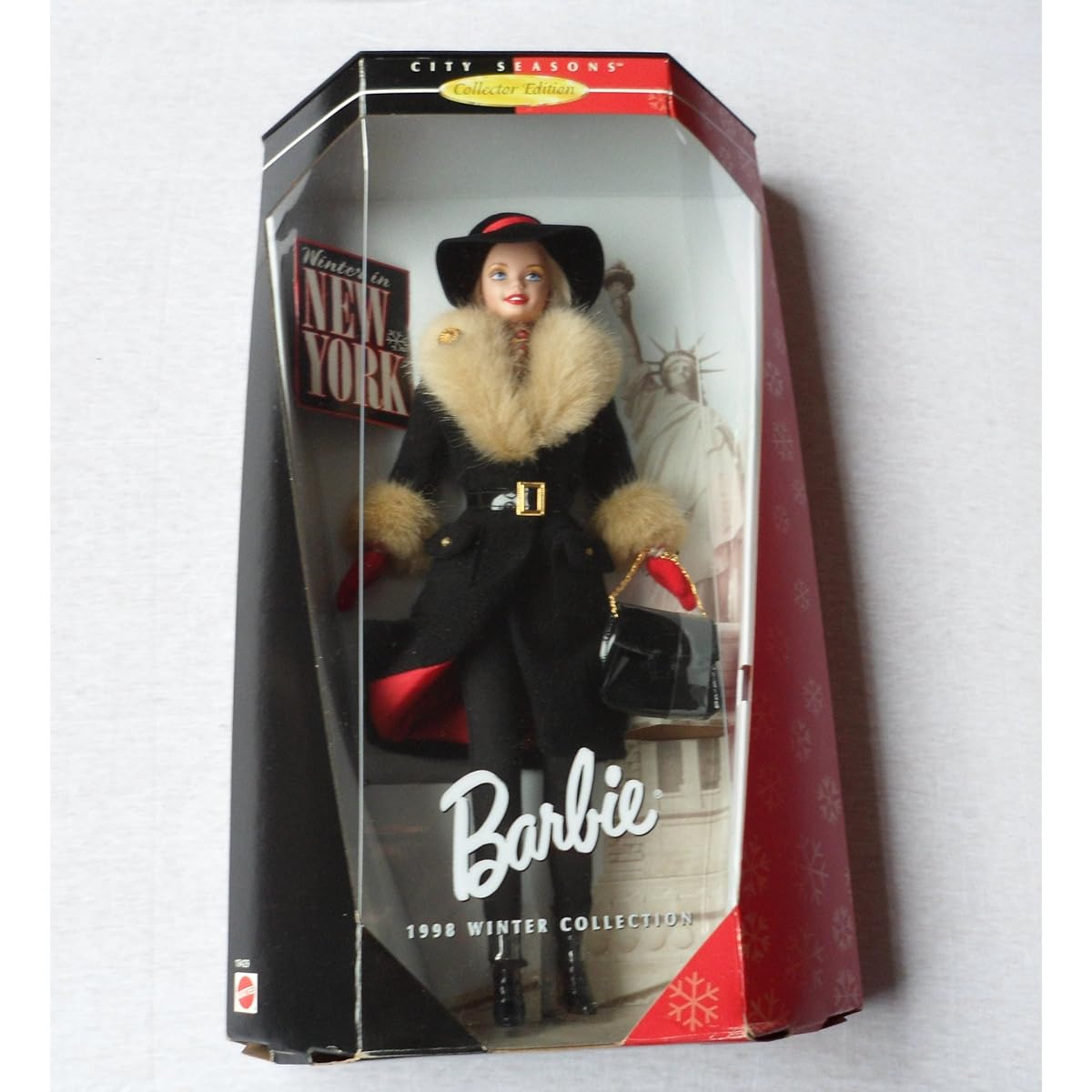 Barbie Winter In New York Barbie Collector Doll Imported 19429