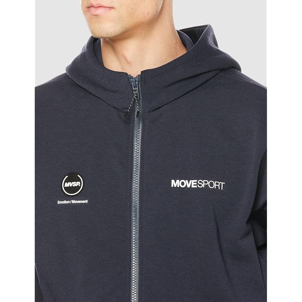 [DESCENTE] MOVESPORT Sweatshirt, Hoodie, Fleece, Stretch, Hooded, Cotton-like, Men's