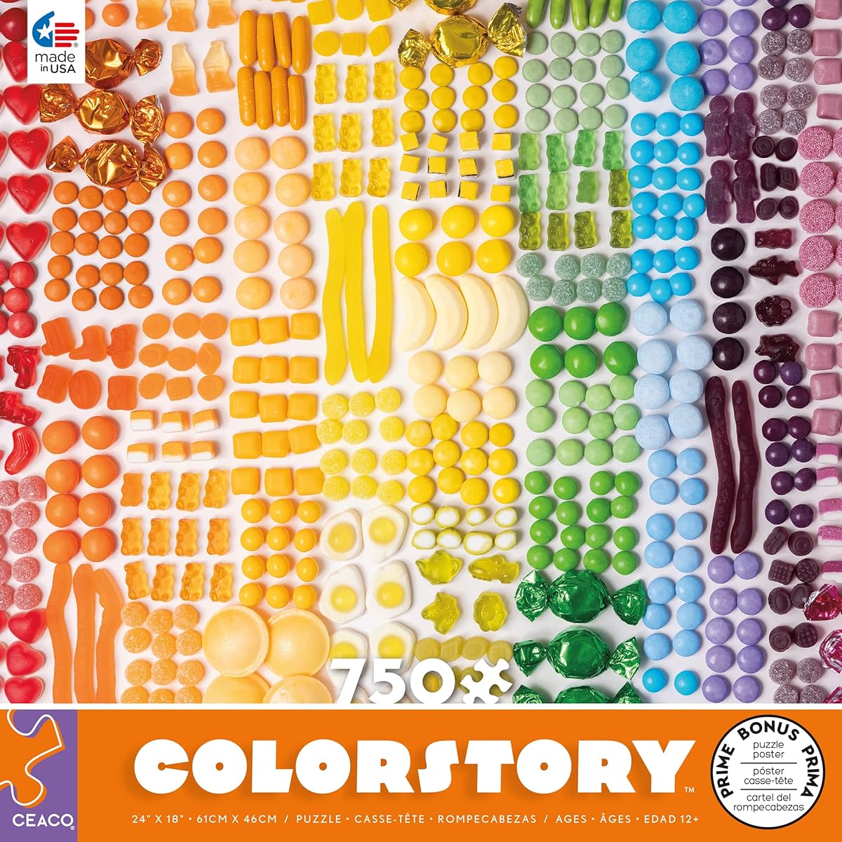 Ceaco - Color Story - Candy - 750 Piece Jigsaw Puzzle
