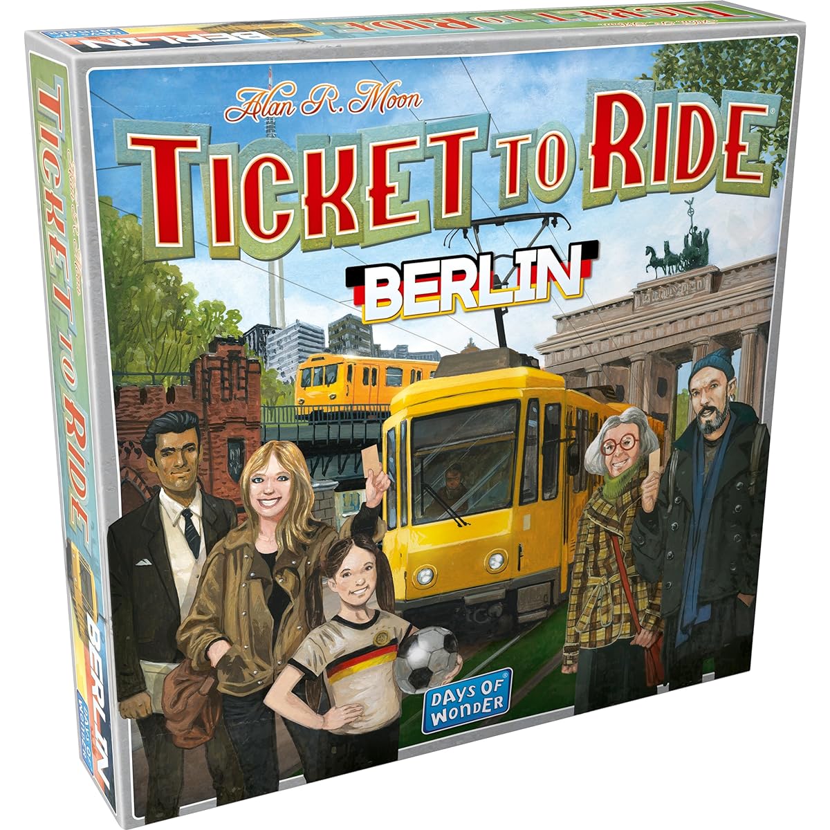 Days of Wonder Berlin Board Game - Train Route Building Strategy Game, Fun Family Game for Kids & Adults, Ages 8+, 2-4 Players, 10-15 Minute Playtime
