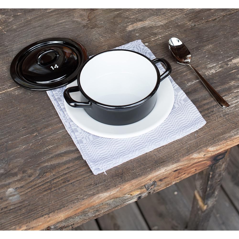 RIESS Two-handed pot GIANT HALF HIGH 1kg Casserole m.Bordel32cm 12L 0248-017