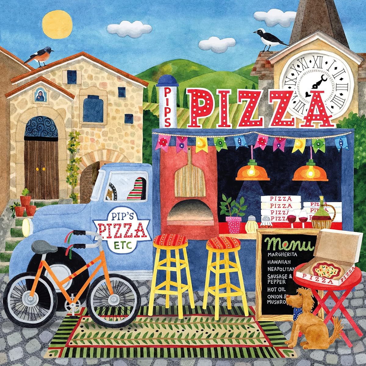 Ceaco - Food Truck - Pip's Pizza Truck - 500 Piece Jigsaw Puzzle