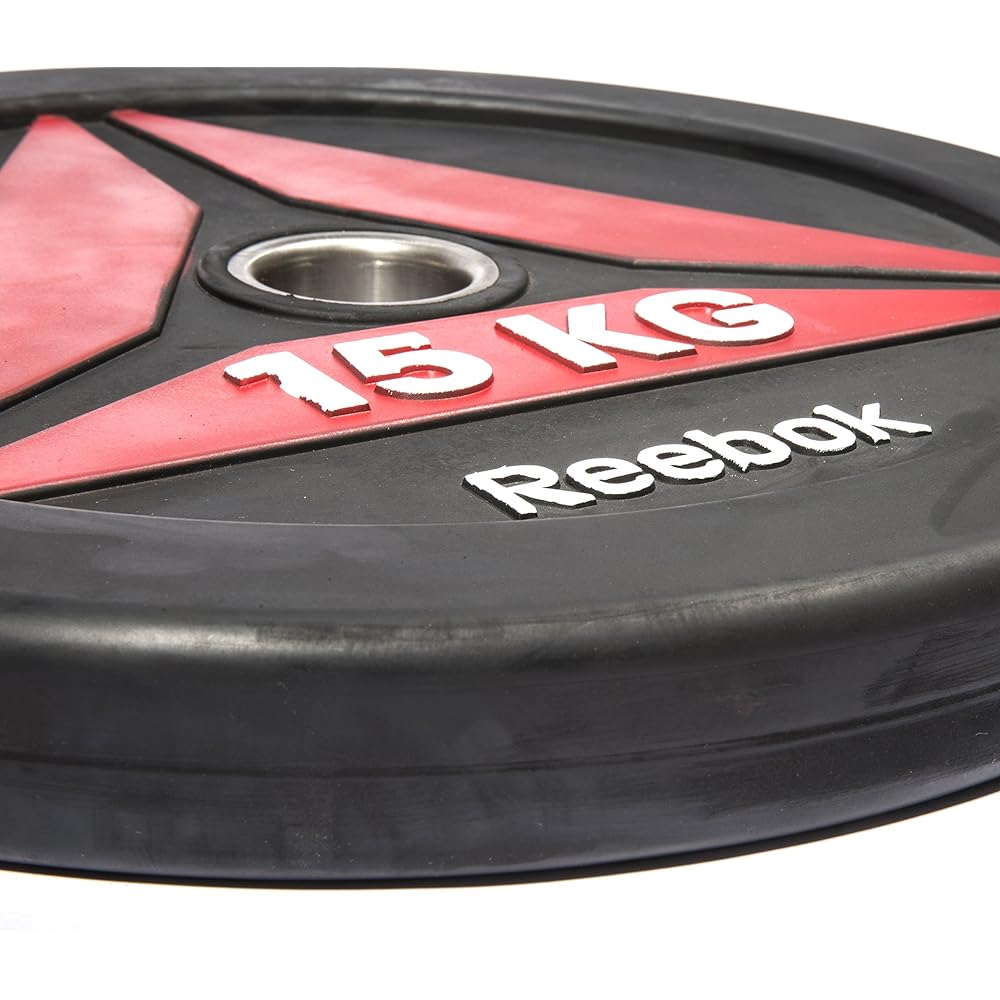 Reebok Weight Plate 50mm Diameter Functional Bumper Plate Rubber