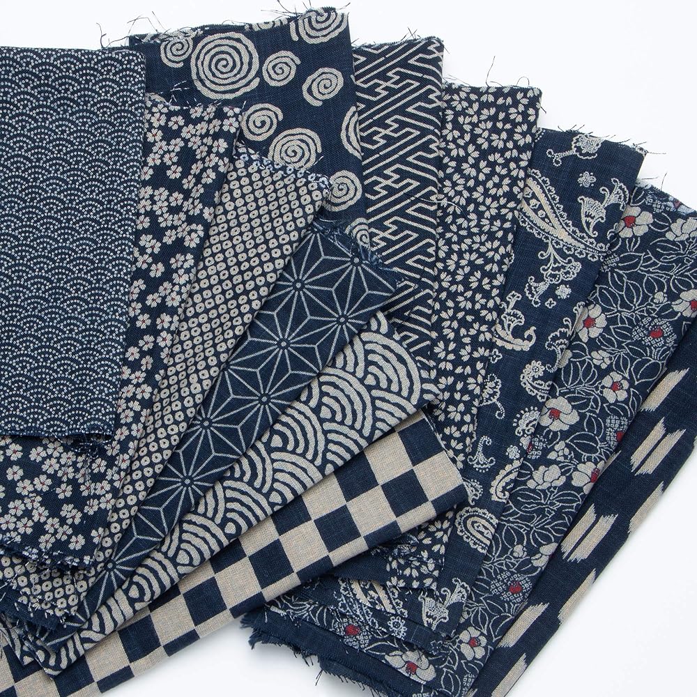 Nippon Chuko Japanese Modern Pattern Fabric Width 110cm x 5m Cut Cut Paisley Pattern KP7090-25-5M Fabric Printed Fabric Japanese Modern Pattern Fabric