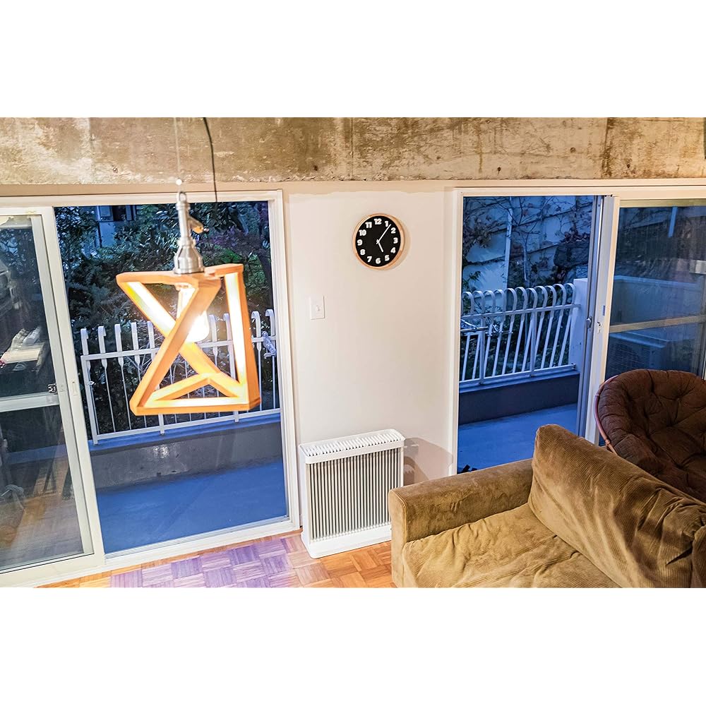 El Commune Bauhaus Clock Wall Hanging Alfarn Black WCL-009