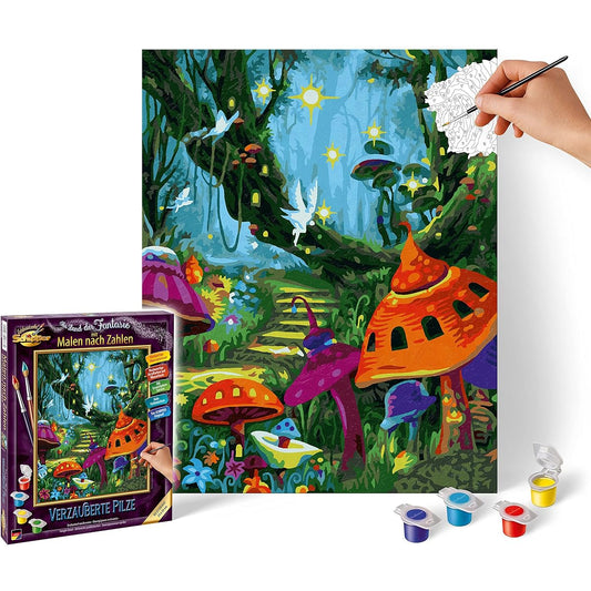 Schipper Painting by Numbers - Enchanted Mushrooms
