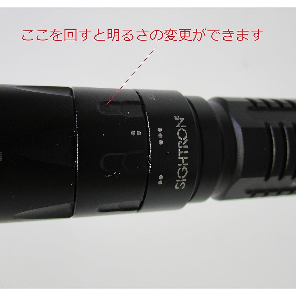 SIGHTRON LED light BRIGHT-TECH EX100FL brightness 100 lumens waterproof SOS mode BT1006