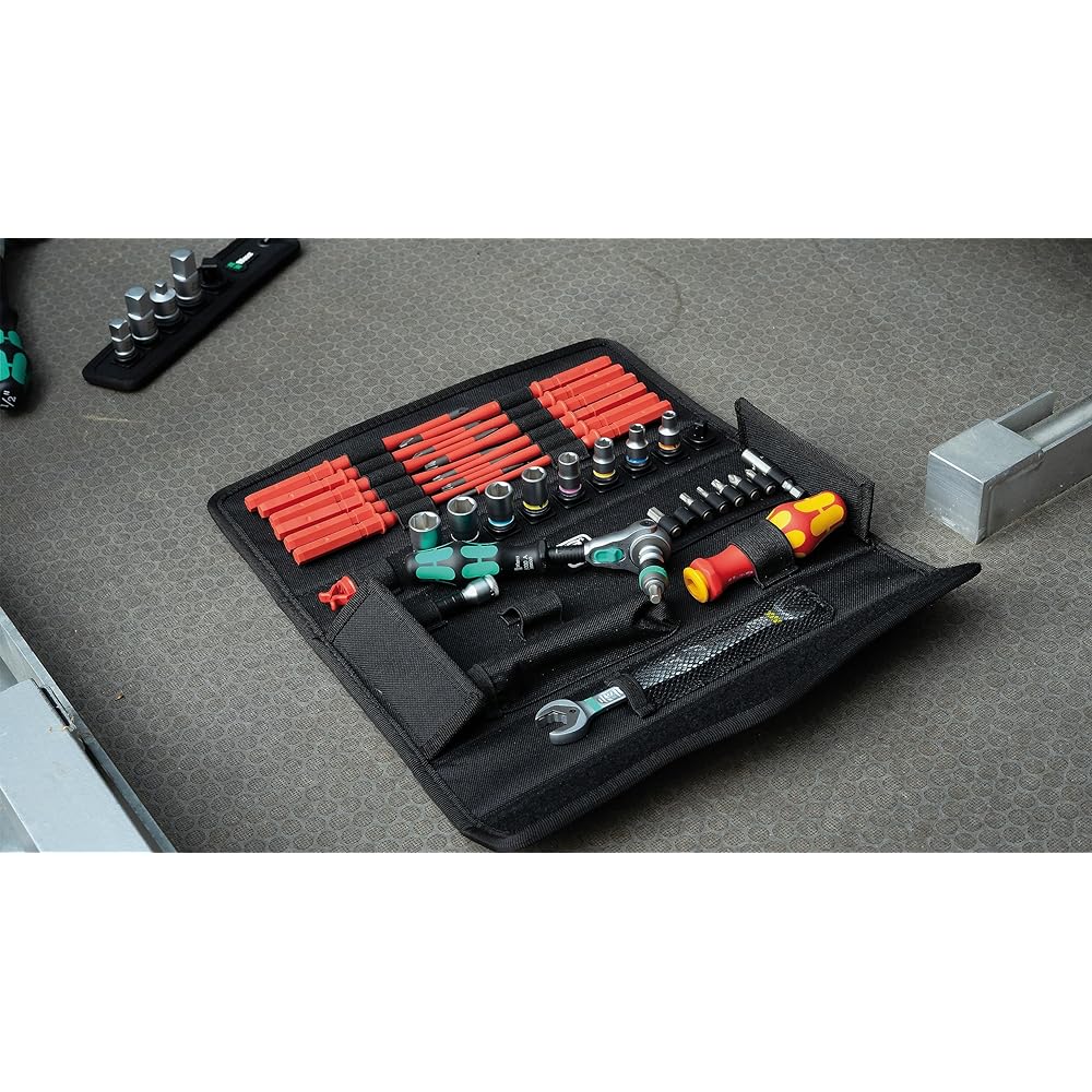Wera 05135926001 | Tool set Kraftform Kompakt W 1 for repair 35 pieces [Japanese regular import product]