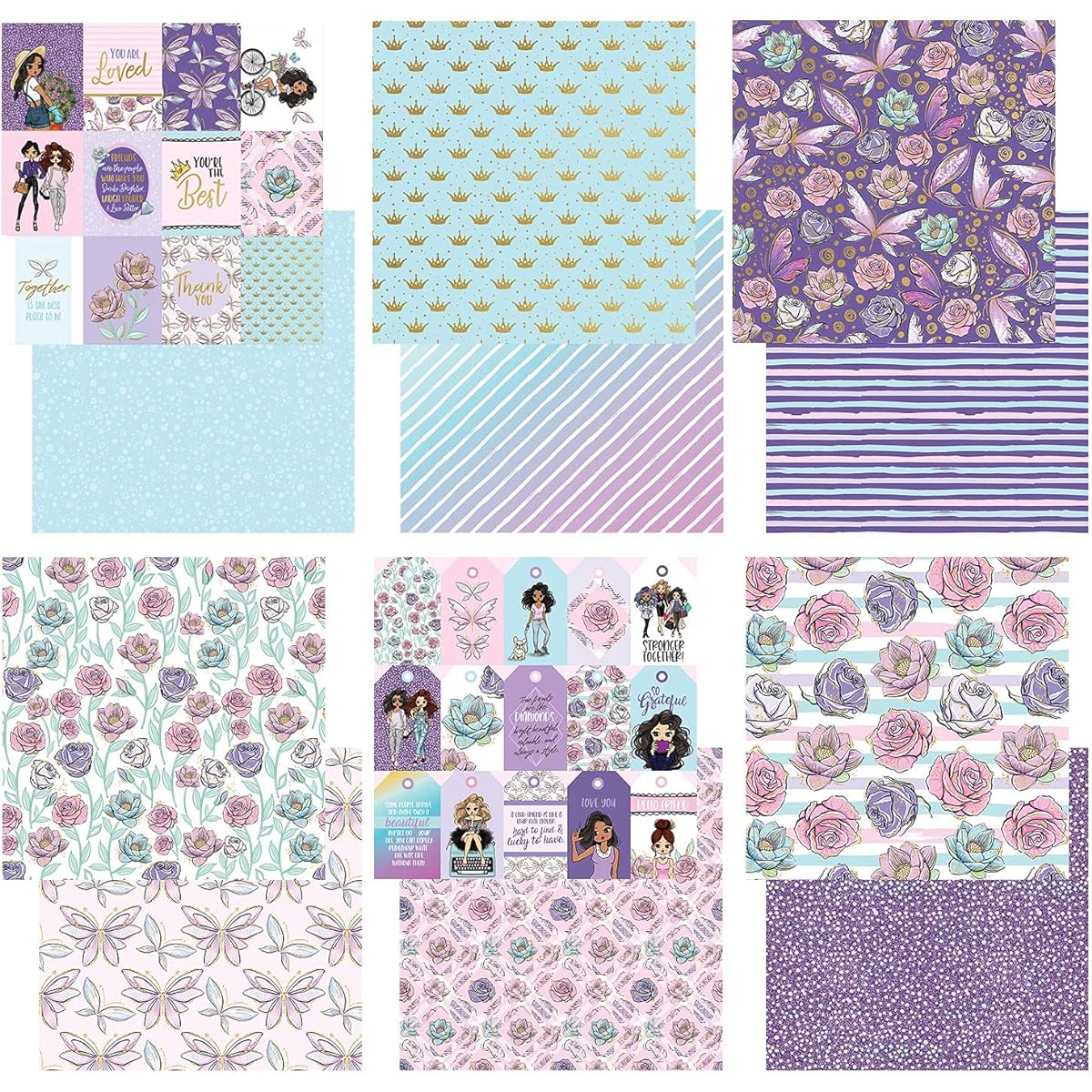 Paper House Productions Sugary Gal Paper Craft Set Multi