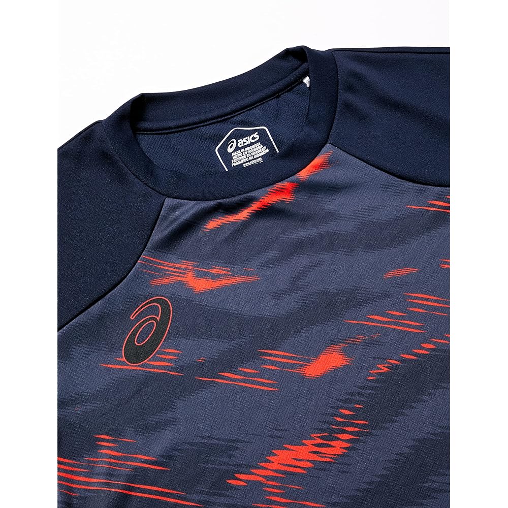 ASICS 2101A195 Men's Soccer Wear Dry Graphic Short Sleeve Shirt