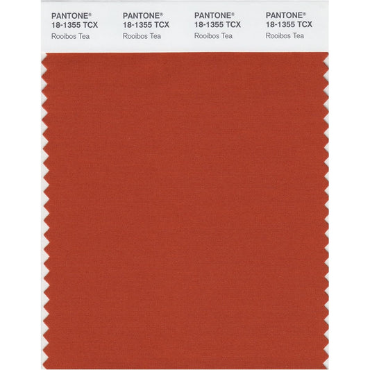 (Rooibos Tea) - Pantone 18-1355 TCX Smart Colour Swatch Card, Rooibos Tea