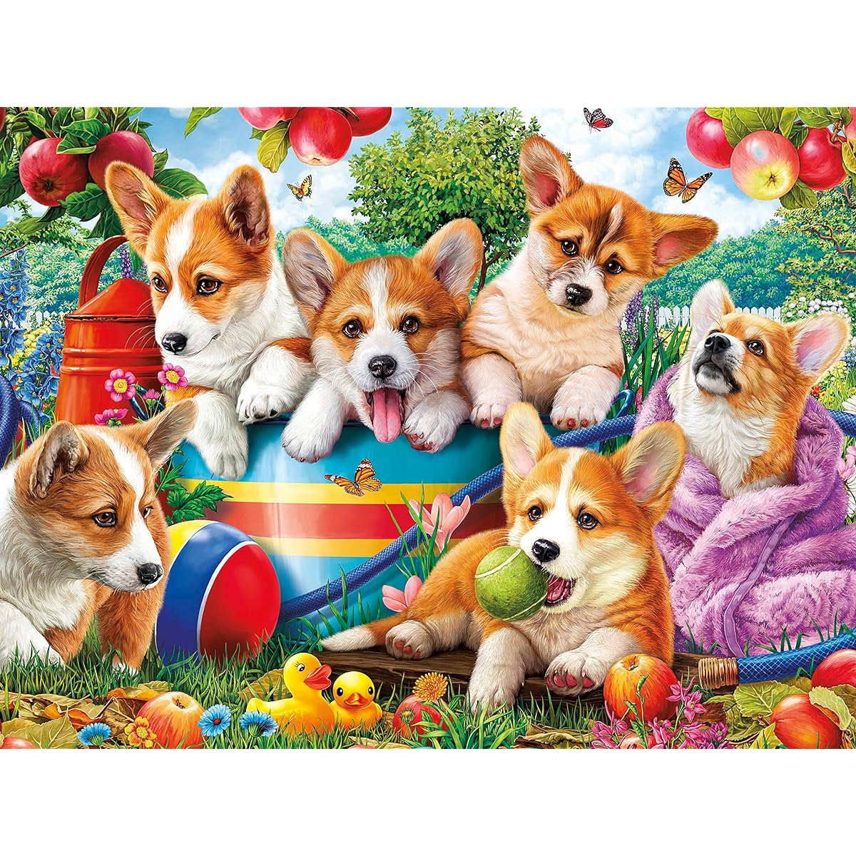 Ceaco - Cute Puppies - 500 Piece Jigsaw Puzzle