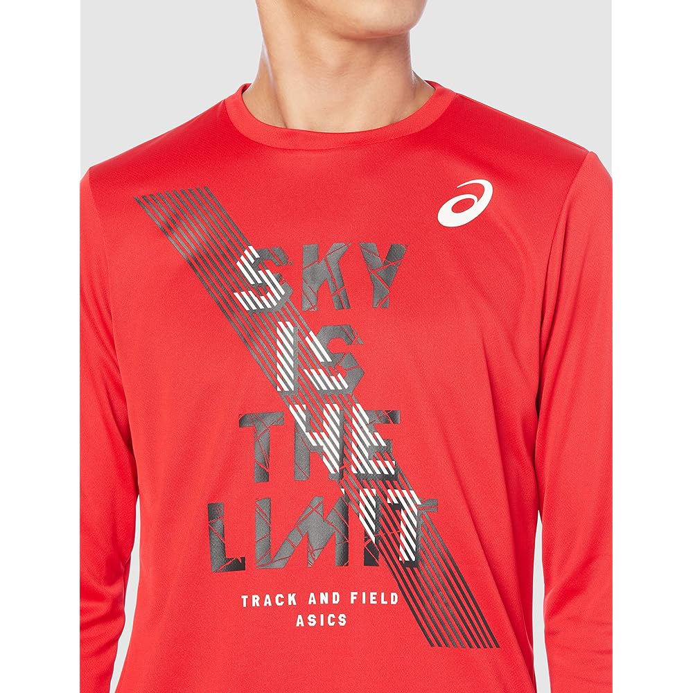 [ASICS] Track and Field Wear Printed Long Sleeve Shirt 2091A450 Men's