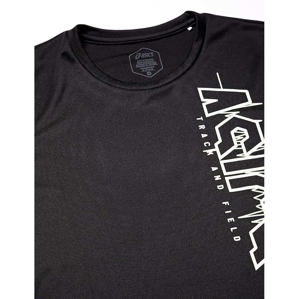 [ASICS] Track and Field Wear Printed Short Sleeve Shirt Junior Size Available 2091A449 Men's