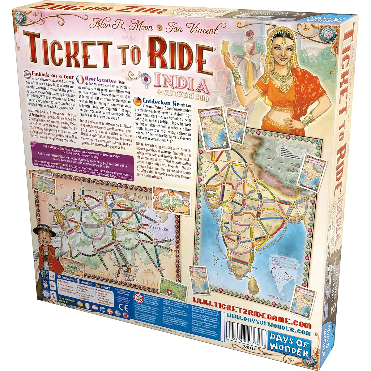 Ticket To Ride: INDIA Board Game